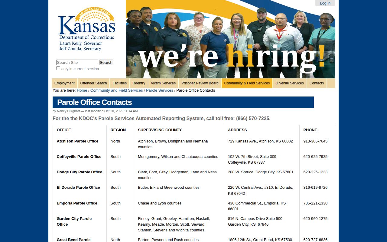 Northwest Kansas Community Corrections Logan County contact